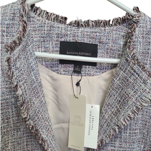 NWT Banana Republic Tweed Blazer - Picture 7 of 7